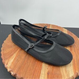 Tony Bianco Black Mary Jane Flats